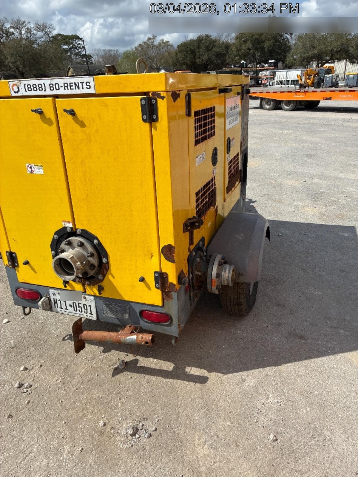 2020 ATLAS COPCO PAS 100 HF CS Enclosed