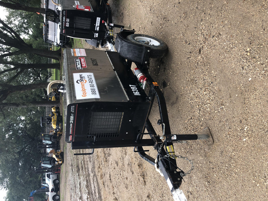 2018 Lincoln Electric Vantage 322 Lincoln Vantage 322 Welder Ready Pak 3 - Vantage 322, Trailer, Fender and light kit, Cable rack