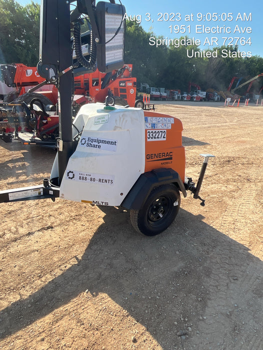 2023 Generac MLT2 Diesel, Flex Switch 120V Input, Powerzone Controller, (4) 320W LED Lights, 4kW Generator, 39.9 Gal Fuel Tank, 2" Ball, T3