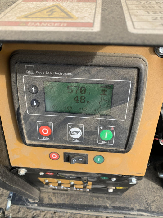 2020 Allmand NLV3GR (4) LED Light Fixture 350W, 23' Vertical Mast, 3kW Prime, Towable, Deep Sea L401, Leveling Jacks, Yanmar T4F 5.8hp