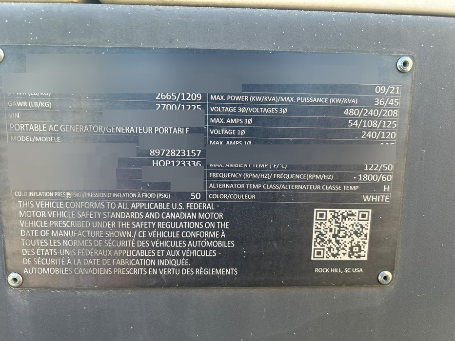 2021 ATLAS COPCO QAS45 CWK