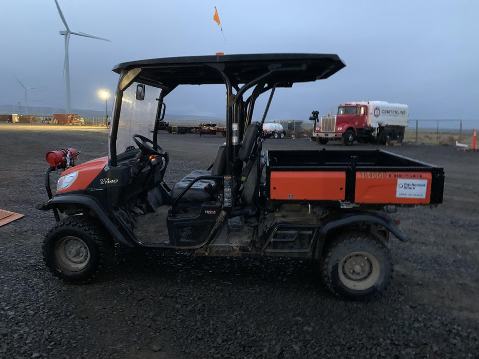 2021 Kubota RTV-X1140W-H Plastic Canopy, Windshield Acrylic Clear, LED Strobe Light, Wire Harness Kit, Back up Alarm