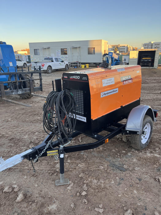 2022 Lincoln Electric LE400 Kubota V1505, Trlr, Cable Rack, Light Kit, ES Decals, T3