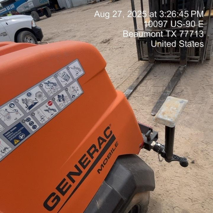 2025 Generac MLTS-4 Diesel, Mitsubishi L2E, 7.1 hp @1800 rpm, Flex Switch 120V Input, Powerzone Controller, (4) 320W LED Lights, 4kW Generator, 39.9 Gal Fuel Tank, 2" Ball