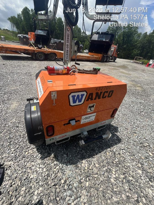 2024 Wanco WLTT-4MM4K Diesel, Deep Sea Controller, Shore Power Plug, Auto Start, (4) 350W LED Floodlights, 4kW Generator, 60 Gal Fuel Tank, 2" Ball, T3