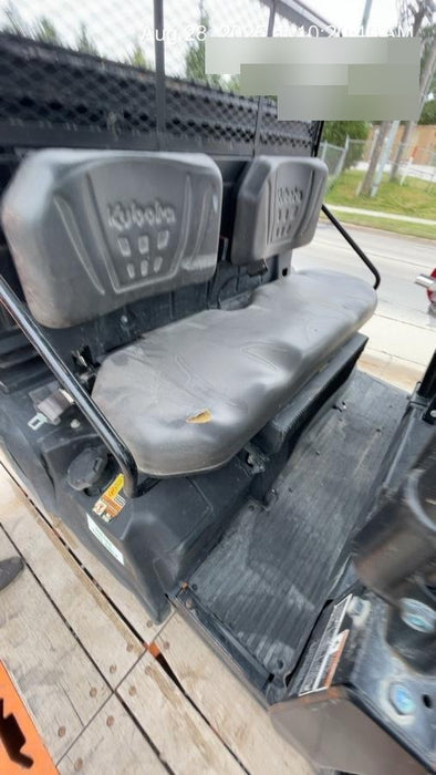 2021 Kubota RTV-X1140W-H Plastic Canopy, Windshield Acrylic Clear, LED Strobe Light, Wire Harness Kit, Back up Alarm