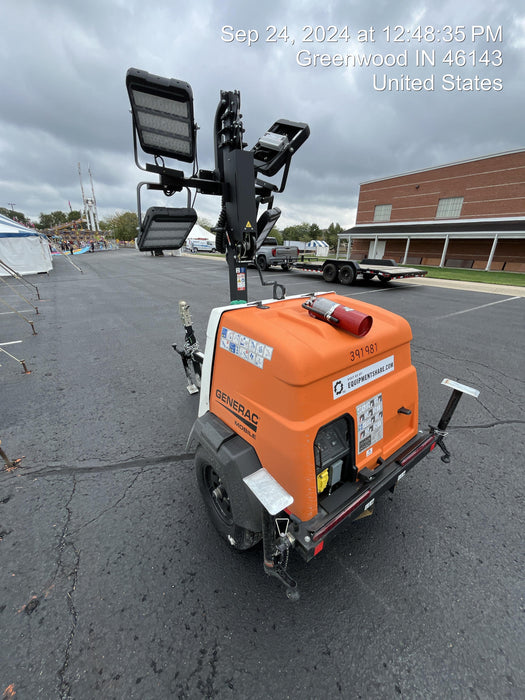 2024 Generac MLT2 Diesel, Flex Switch 120V Input, Powerzone Controller, 
(4) 320W LED Lights, 4kW Generator, 39.9 Gal Fuel Tank, 2" Ball, T3