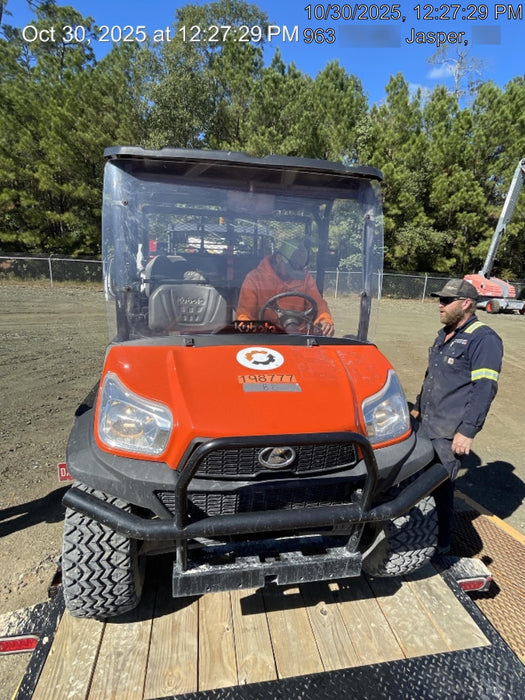 2022 Kubota RTV-X1140W-H Plastic Canopy, Windshield Acrylic Clear, LED Strobe Light, Wire Harness Kit, Back up Alarm