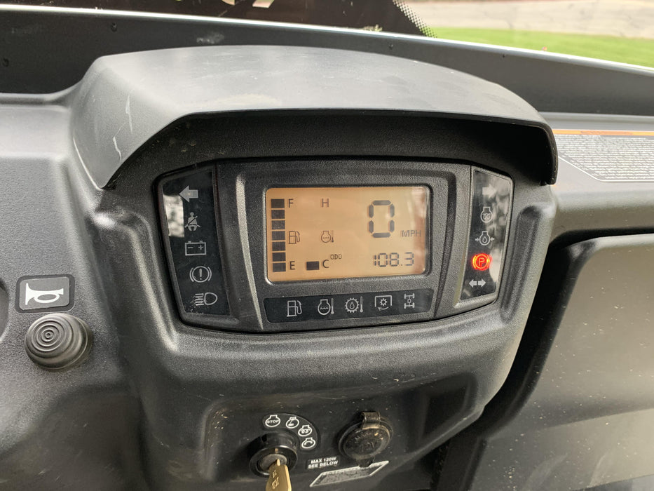 2021 Kubota RTV-X1140W-H Plastic Canopy, Windshield Acrylic Clear, LED Strobe Light, Wire Harness Kit, Back up Alarm