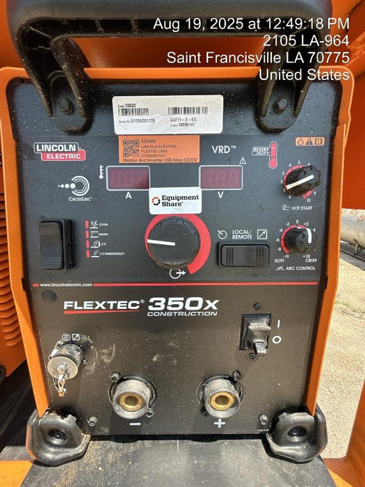 2025 LINCOLN ELECTRIC FLEXTEC 350X