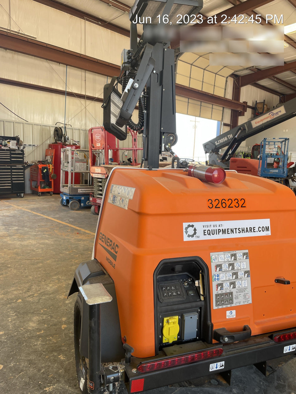 2023 Generac MLT2 Diesel, Flex Switch 120V Input, Powerzone Controller, (4) 320W LED Lights, 4kW Generator, 39.9 Gal Fuel Tank, 2" Ball, T3