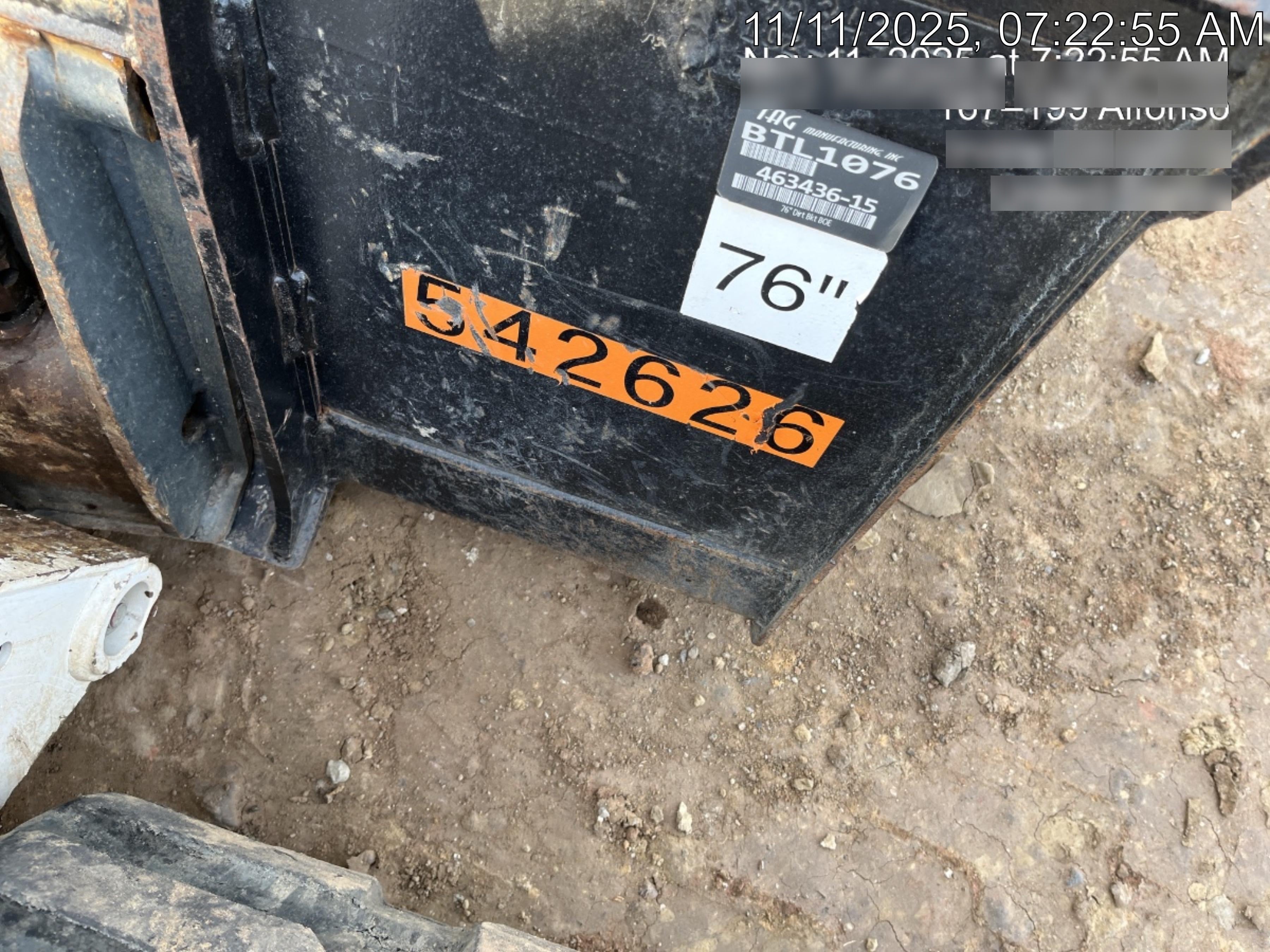 2025 TAKEUCHI 76" Smooth Bucket - Takeuchi