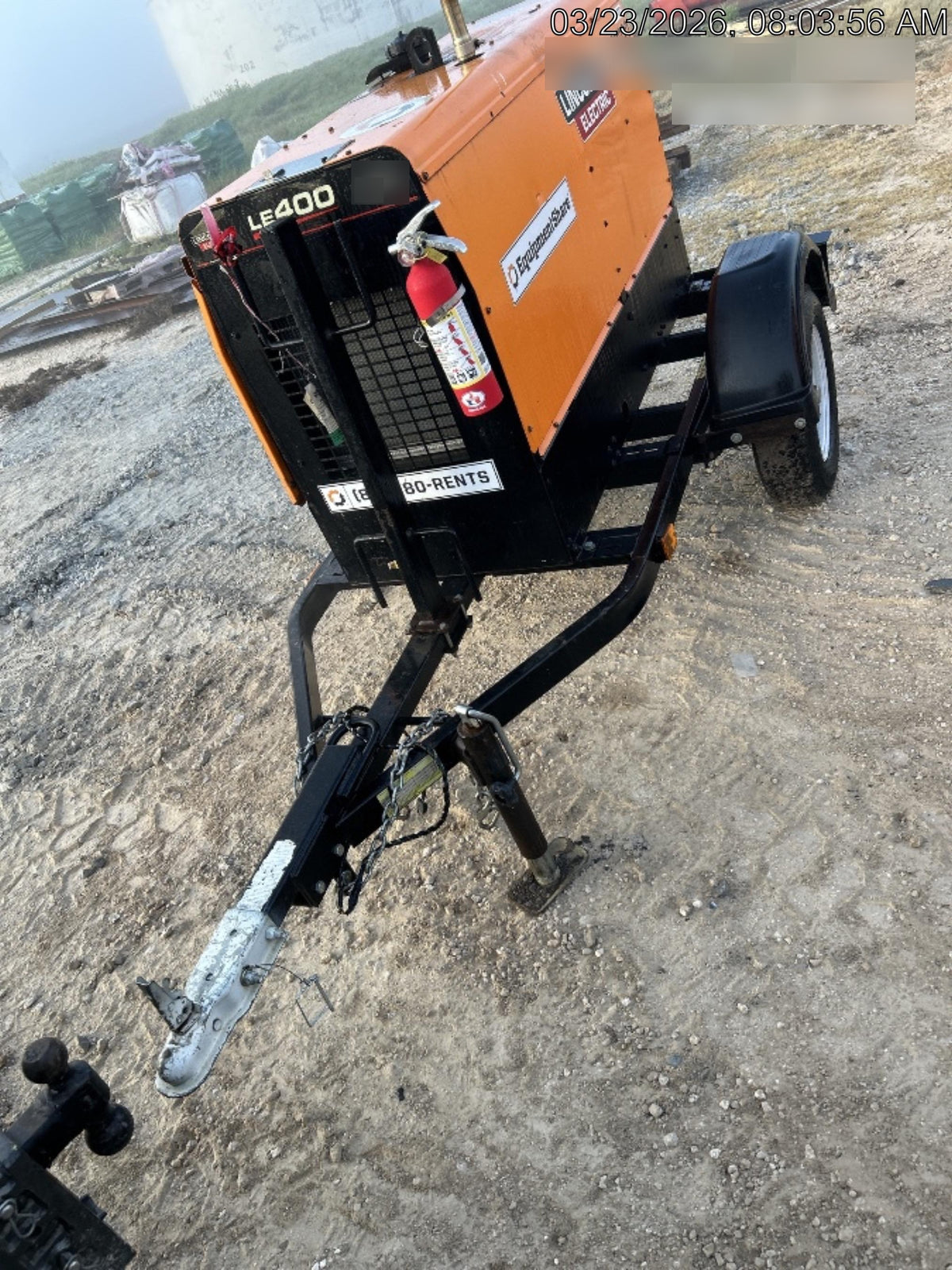 2022 Lincoln Electric LE400 Kubota V1505, Trlr, Cable Rack, Light Kit, ES Decals, T3