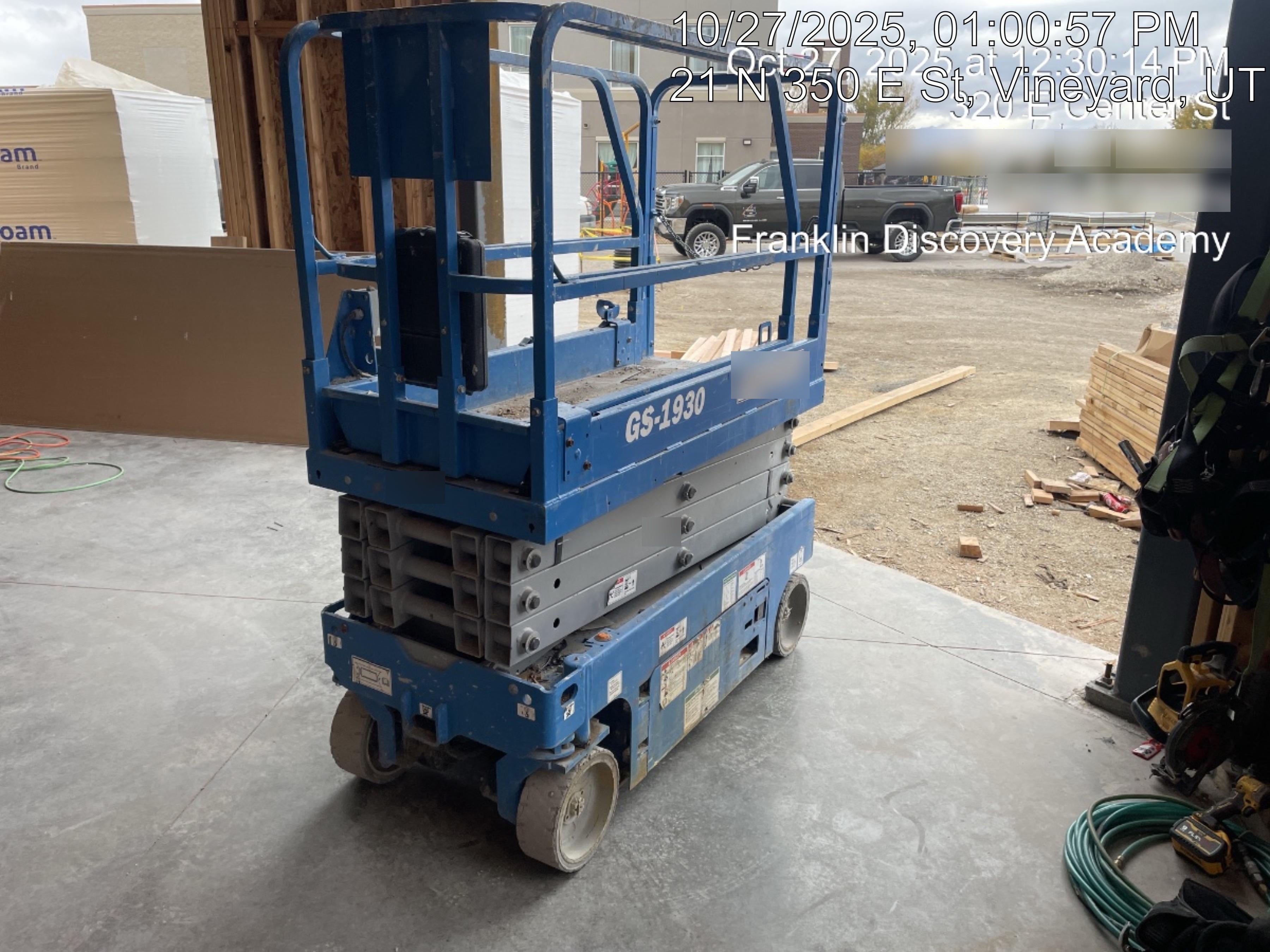 2020 Genie GS-1930 Fixed rails with chain entry gate - Pre A92.20