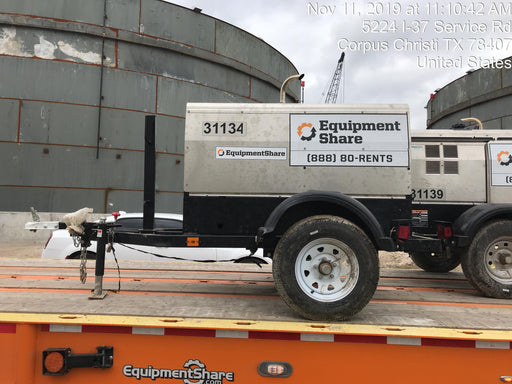 2019 Lincoln Electric Vantage 322 Welder Ready-Pak 3, Two wheel trailer, Fender and Light kit, Cable Rack