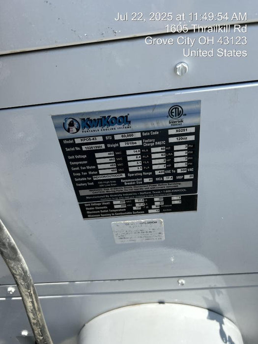 2023 KWIKOOL KPO5-43H