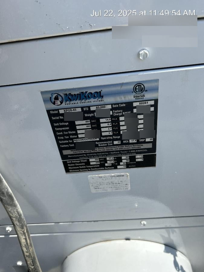 2023 KWIKOOL KPO5-43H