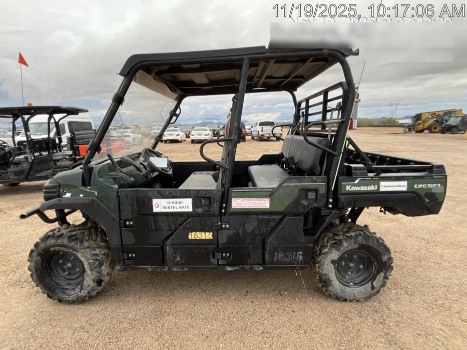 2018 Kawasaki MULE PRO-DX Kawasaki Mule 4x4 Diesel UTV w/Hard Top, Windshield, Beacon, Backup Alarm, ES Keypad/Hardware Installed