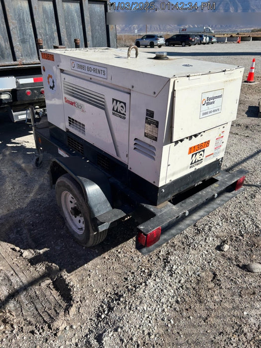 2020 Multiquip DLW400ESA4 400 amp Welder, 14kW, 120/240V, T4F Kubota, Trailer