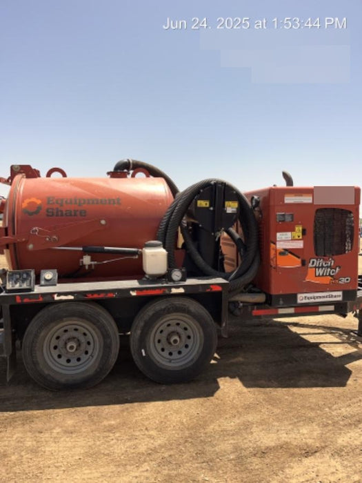 2020 Ditch Witch HX30 500G Spoils Tank, 80G Water Tank, 48" Lance, #3 Nozzel, VT9H 500 GAL HYD TRAILER