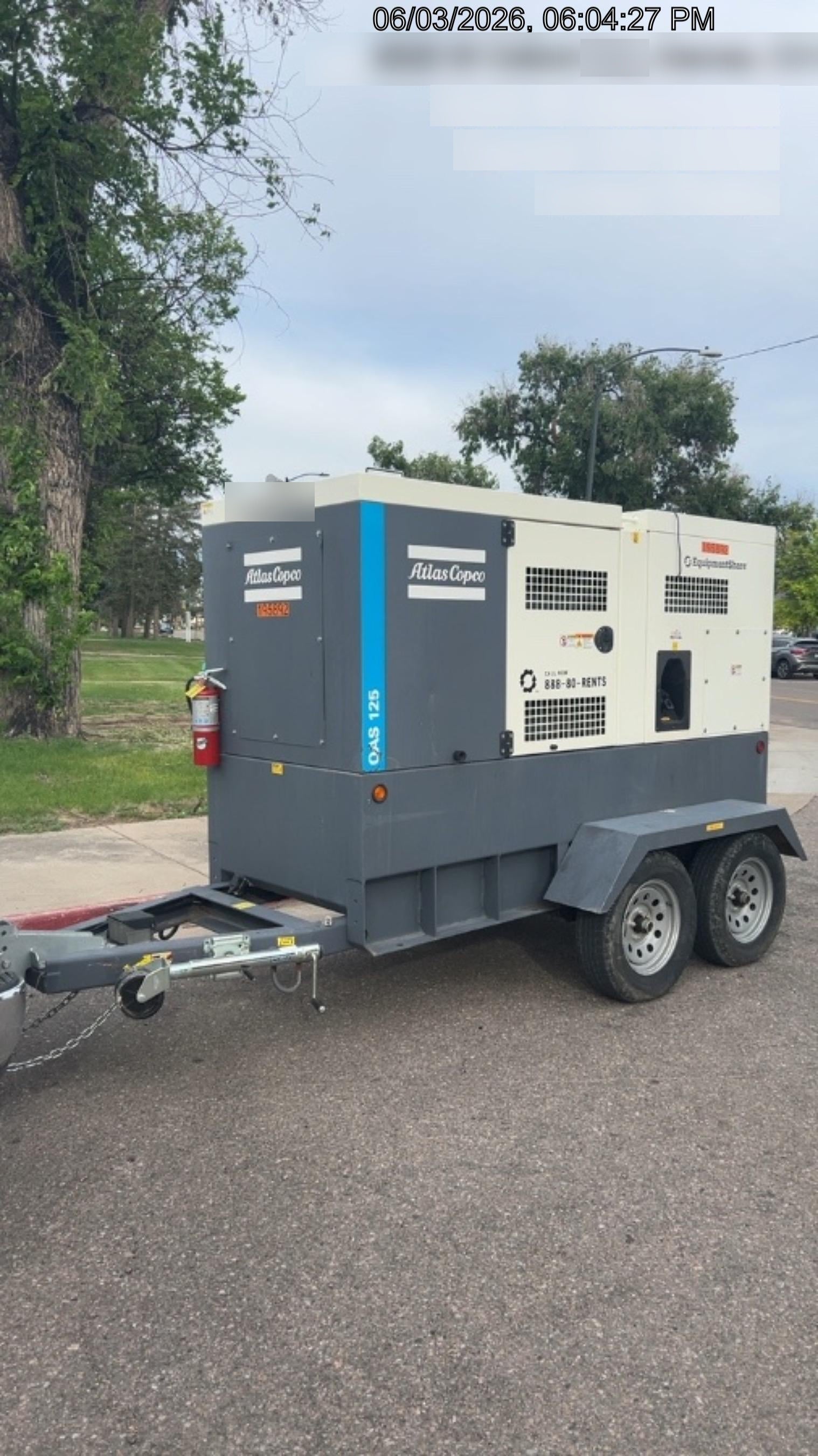 2021 ATLAS COPCO QAS 125