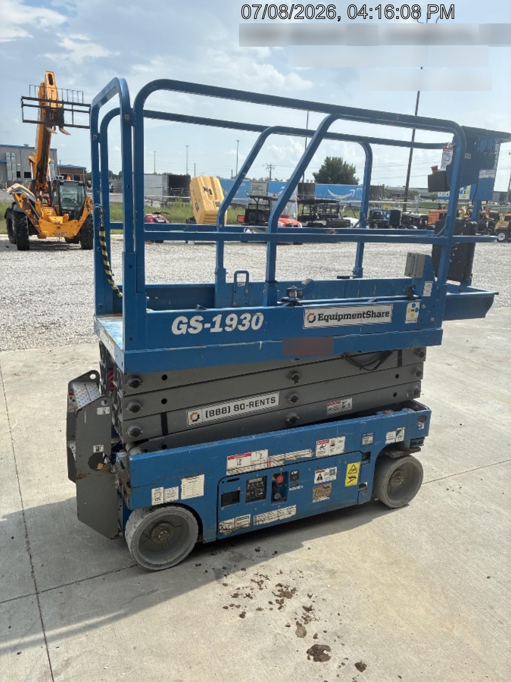 2020 Genie GS-1930 Fixed rails with chain entry gate - Pre A92.20