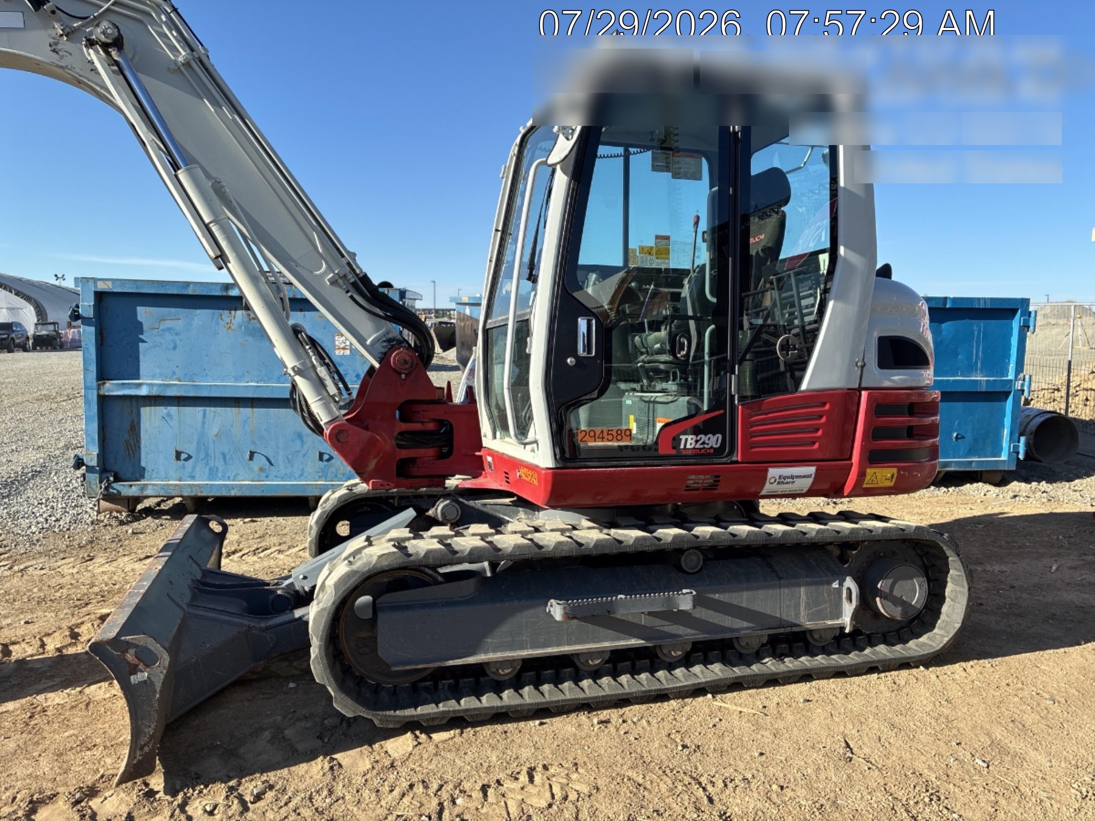 2023 TAKEUCHI TB290-CR
