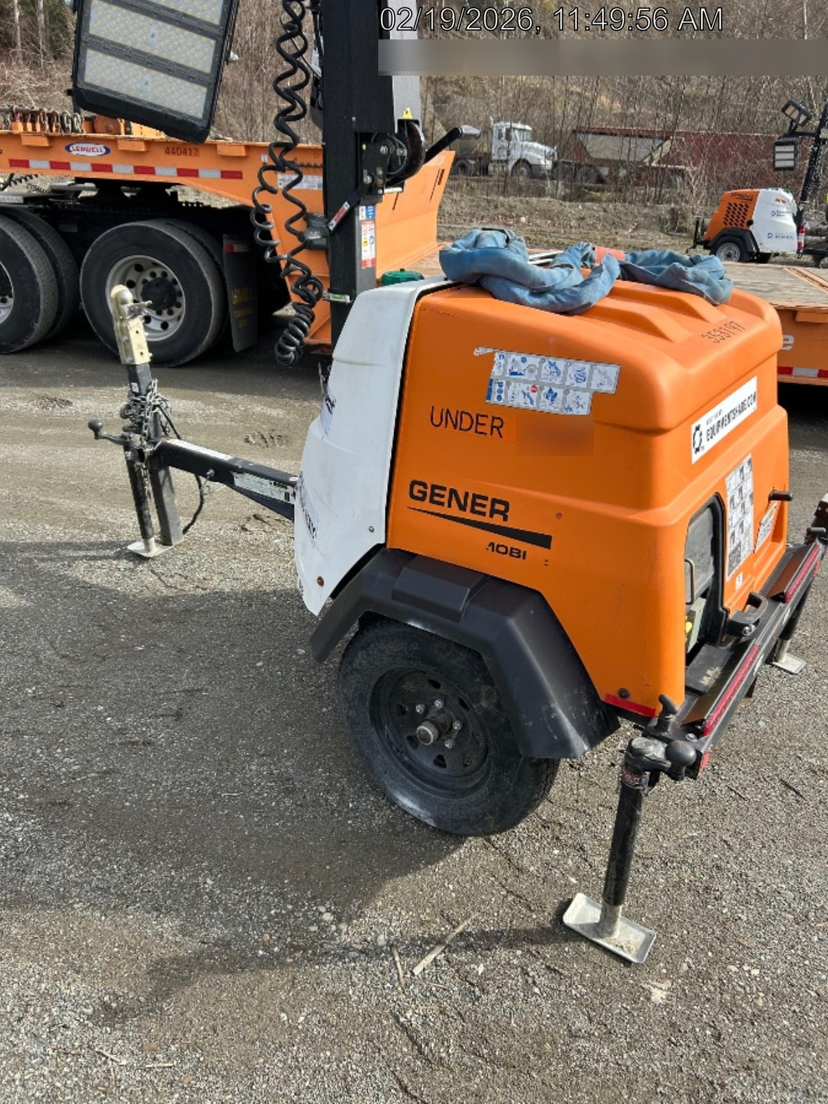 2023 Generac MLT2 Diesel, Flex Switch 120V Input, Powerzone Controller, (4) 320W LED Lights, 4kW Generator, 39.9 Gal Fuel Tank, 2" Ball, T3