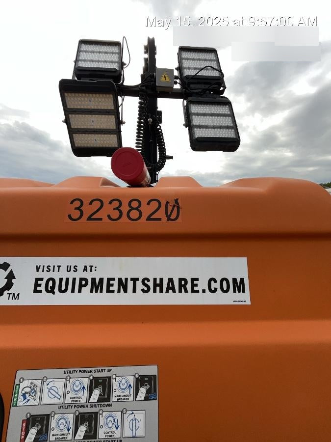 2023 Generac MLT2 Diesel, Flex Switch 120V Input, Powerzone Controller, (4) 320W LED Lights, 4kW Generator, 39.9 Gal Fuel Tank, 2" Ball, T3