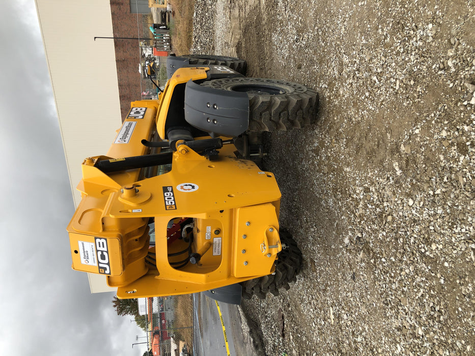 2020 JCB 509-42 Cab/Heat/Air, Solid Tires, Work Lights, Beacon, Aux Hydraulics, Back up Alarm, Lifting Eye, ES Decals