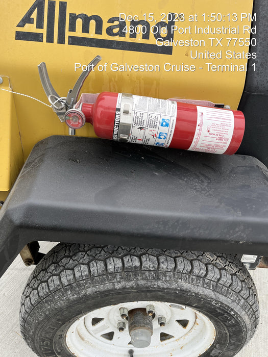 2022 Allmand NLV3GR (4) LED Light Fixture 350W, 23' Vertical Mast, 3kW Prime, Towable, Deep Sea L401, Leveling Jacks, Yanmar T4F 5.8hp