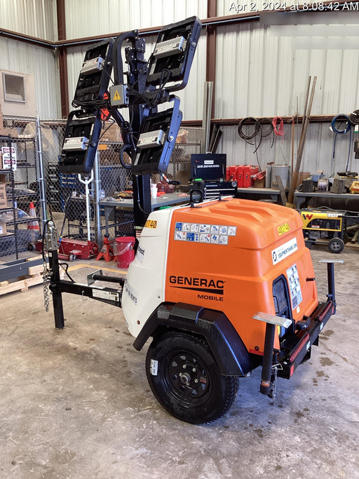 2024 Generac MLT2 Diesel, Flex Switch 120V Input, Powerzone Controller, 
(4) 320W LED Lights, 4kW Generator, 39.9 Gal Fuel Tank, 2" Ball, T3