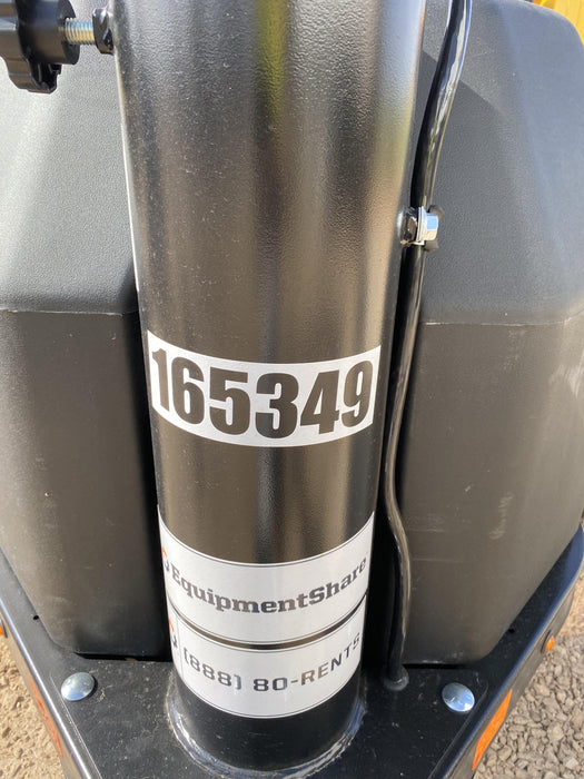 2021 Allmand NLV3GR (4) LED Light Fixture 350W, 23' Vertical Mast, 3kW Prime, Towable, Deep Sea L401, Leveling Jacks, Yanmar T4F 5.8hp