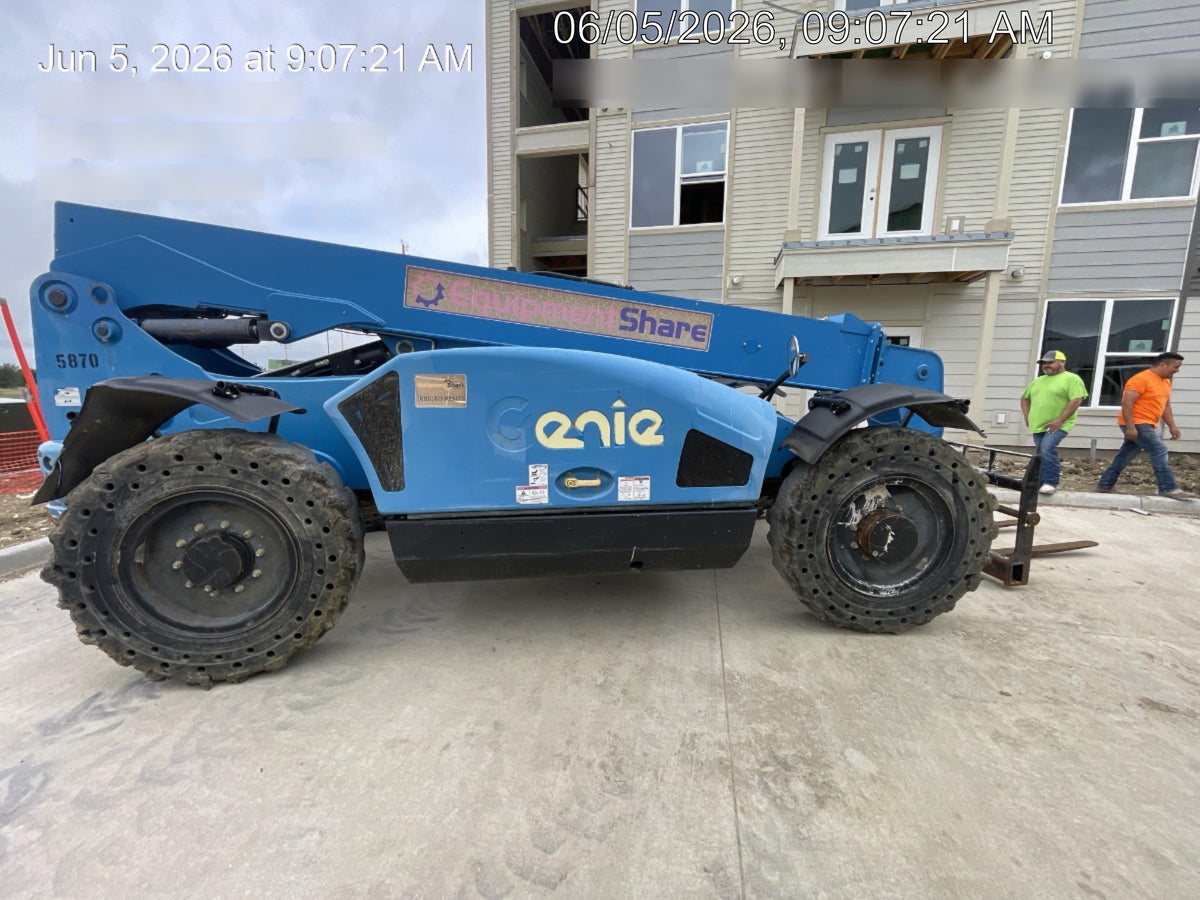 2017 Genie GTH-844 Genie GTH-844, Solid Tires, 60" carriage/forks, Open ROPS, Work Lights