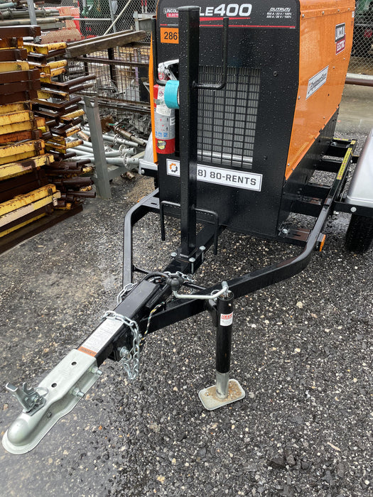 2022 Lincoln Electric LE400 Kubota V1505, Trlr, Cable Rack, Light Kit, ES Decals, T3