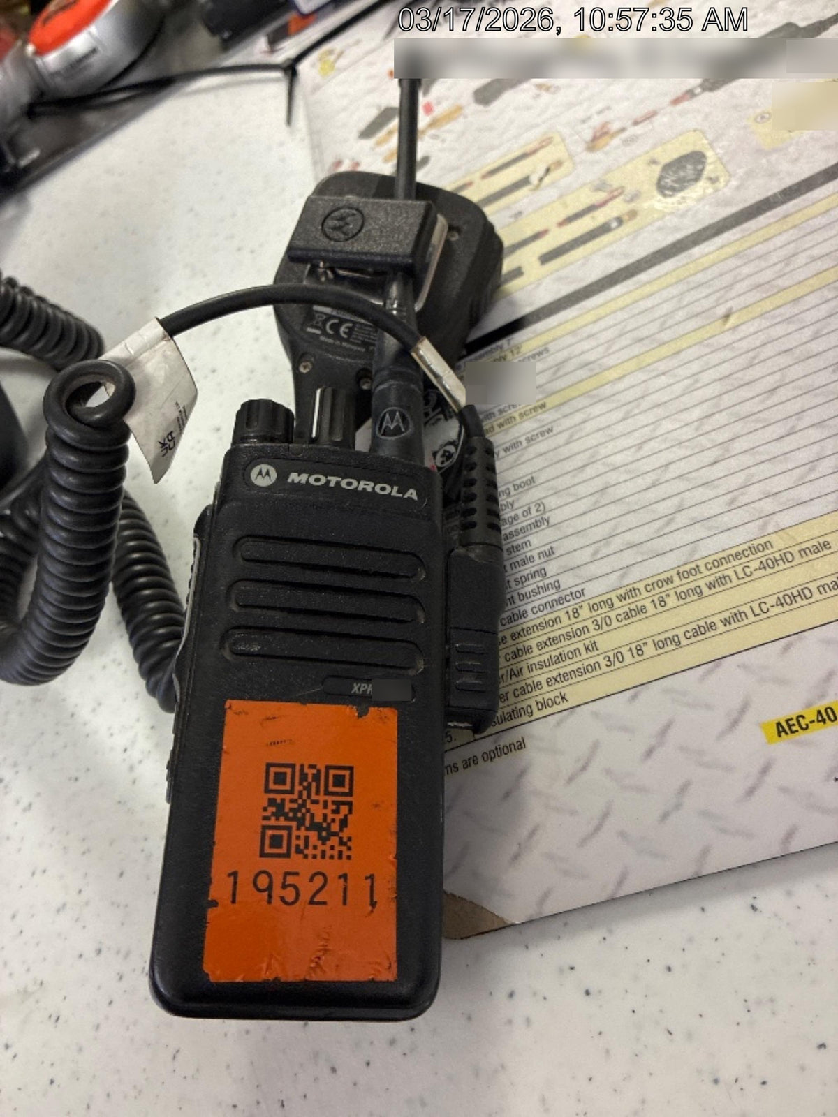 2021 MOTOROLA XPR3300E