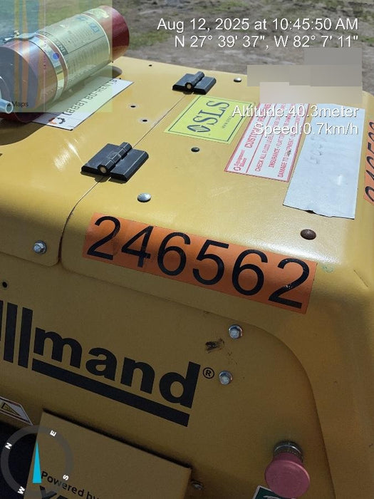 2022 Allmand NLV3GR (4) LED Light Fixture 350W, 23' Vertical Mast, 3kW Prime, Towable