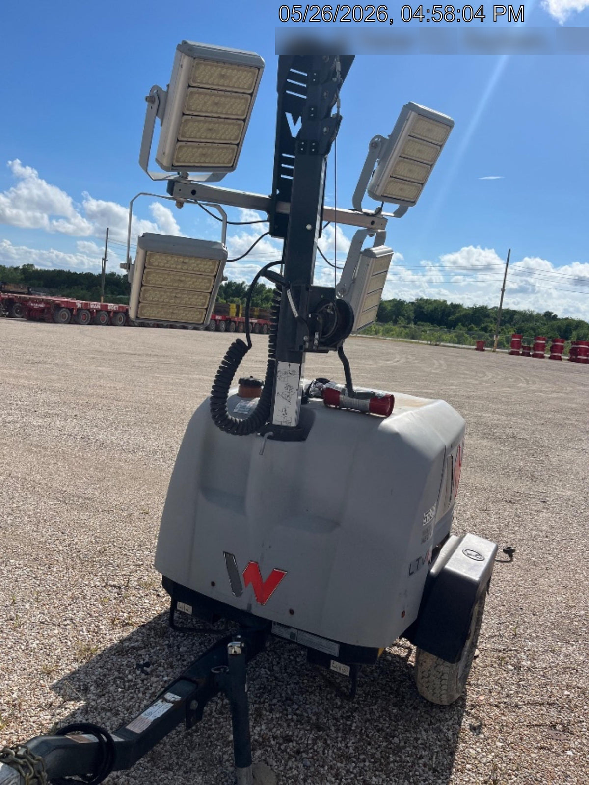 2019 Wacker Neuson LTV6K-LED Standard LED Towable Light Tower w/None