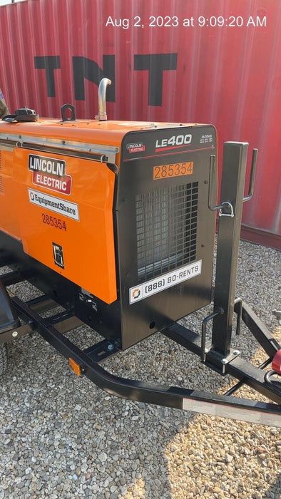 2022 Lincoln Electric LE400 Kubota V1505, Trlr, Cable Rack, Light Kit, ES Decals, T3