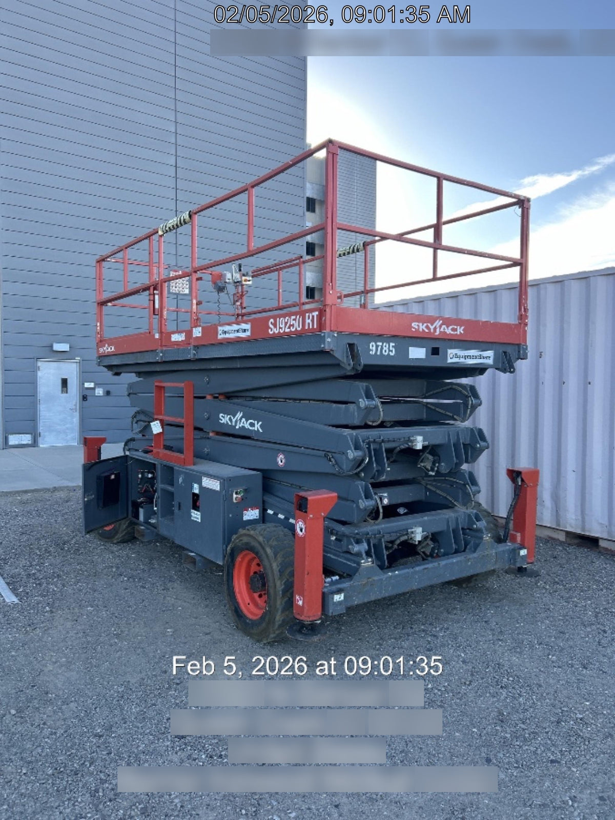 2018 SKYJACK SJ9250 RT