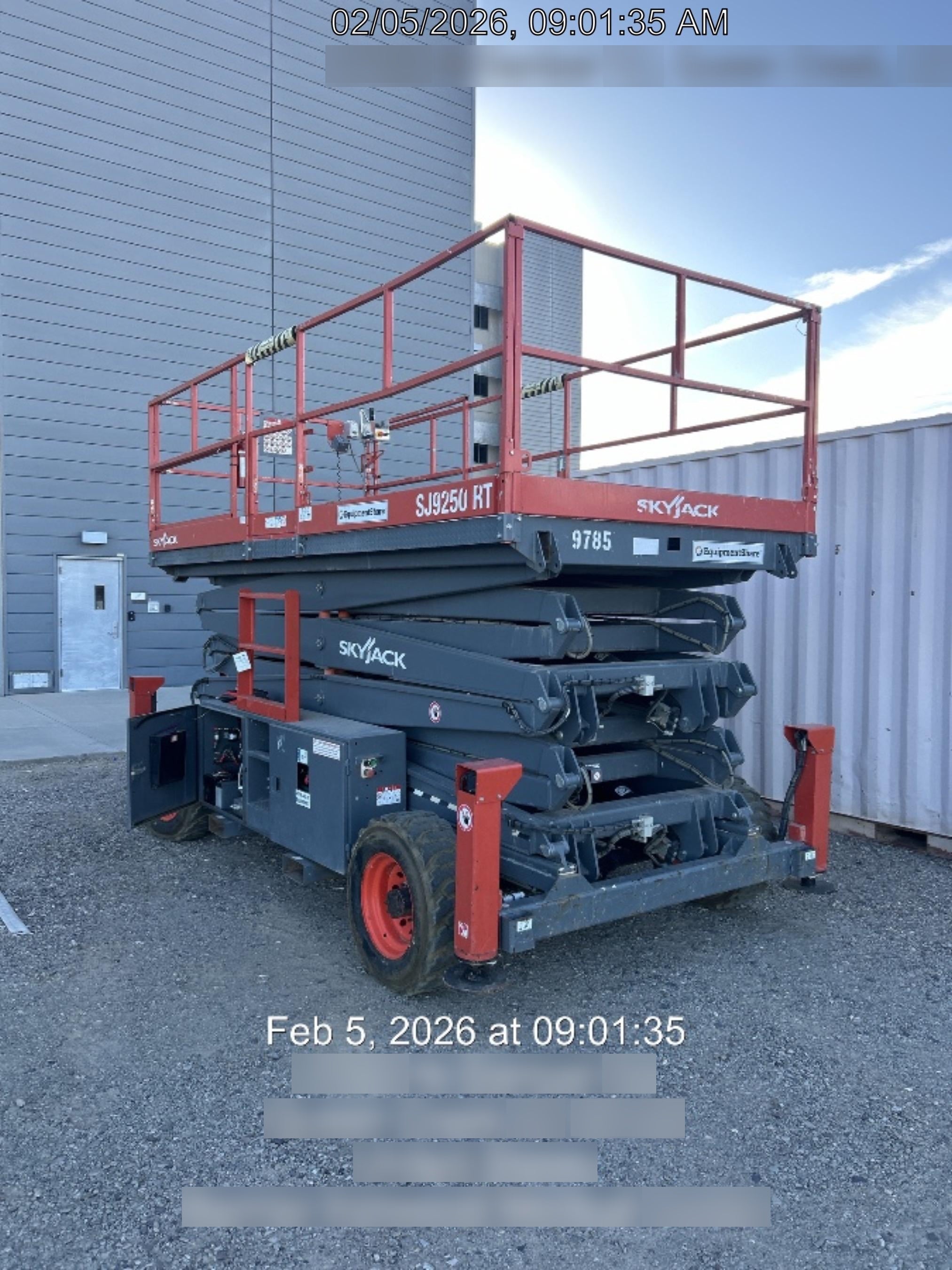 2018 SKYJACK SJ9250 RT