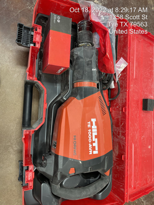 2021 HILTI TE 1000-AVR
