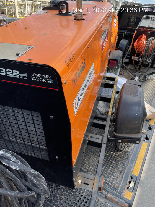 2021 Lincoln Electric Vantage 322 Vantage 322 Ready Pak 3 w/ Decals, ORANGE (includes trailer, cable rack, fender light kit) NO Telematics