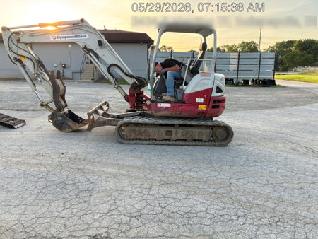 2019 Takeuchi TB260 Takeuchi TB260 Canopy w/Rubber Tracks, Auxiliary Hydraulics, Standard Blade, Manual QC