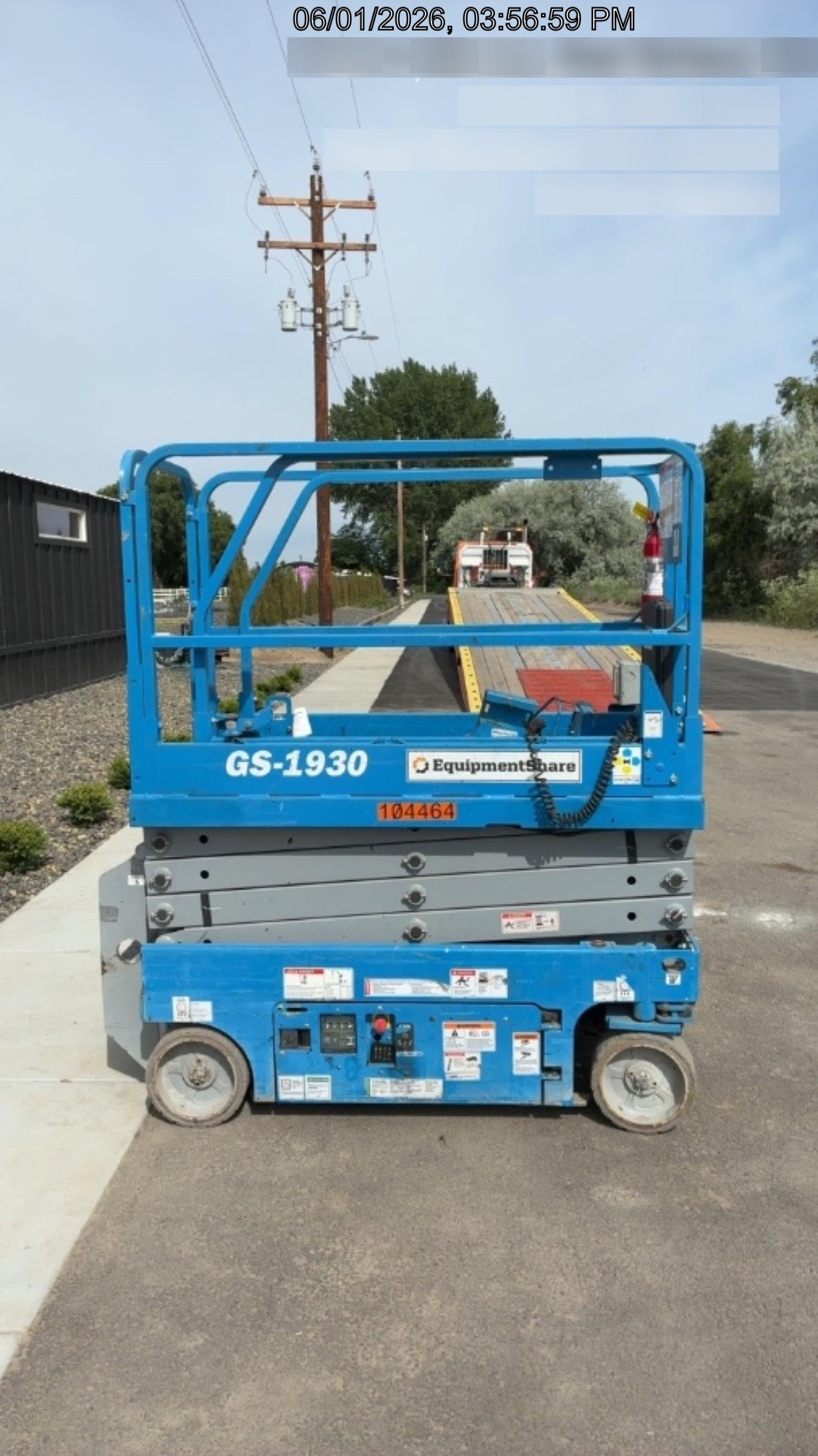 2020 Genie GS-1930 Standard Machine, 800W Inverter