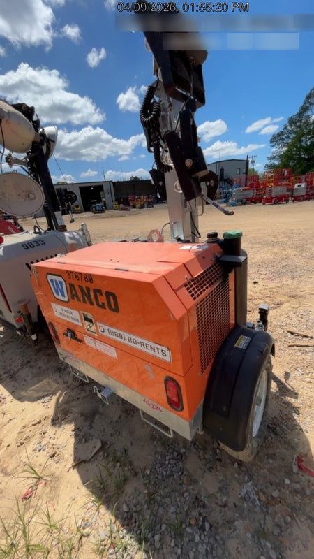 2023 Wanco WLTT-4MM4K Diesel, Deep Sea Controller, Shore Power Plug, Auto Start, (4) 350W LED Floodlights, 4kW Generator, 60 Gal Fuel Tank, 2" Ball, T3