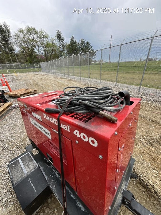 2022 Shindaiwa DGW400MDL Kubota D902 Engine, 23 HP, Dual Op Welder, Wire, Arc, Droop Stick, Tig, and CC Stick Functionality, Simulphase, 3 Phase and 1 Phase Gen Output, Single Axle NB Trlr, Slr Trckl Chrg 12V 12W, Fire Ext