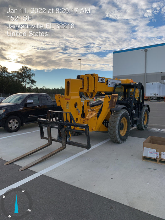 2020 JCB 510-56 Canopy, Solid Tires, Work Lights, Beacon, Aux Hydraulics, Back up Alarm, Lifting Eye, ES Decals