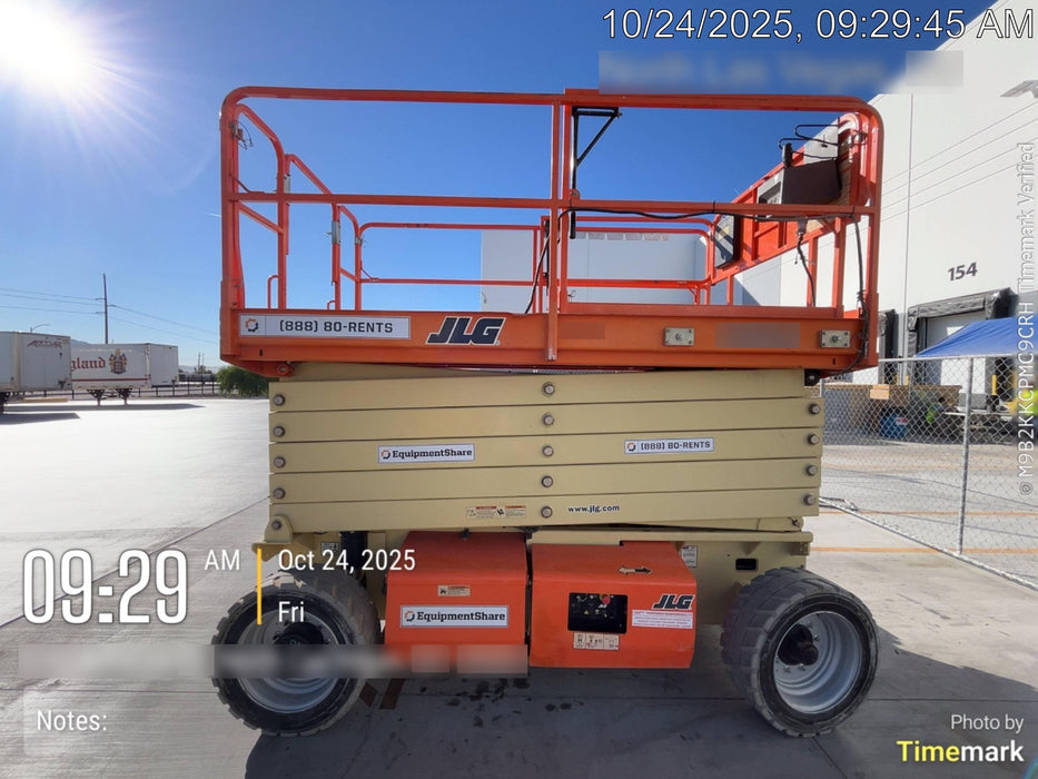 2019 JLG 4069LE Solid Non Marking Tires, Rotating Beacon