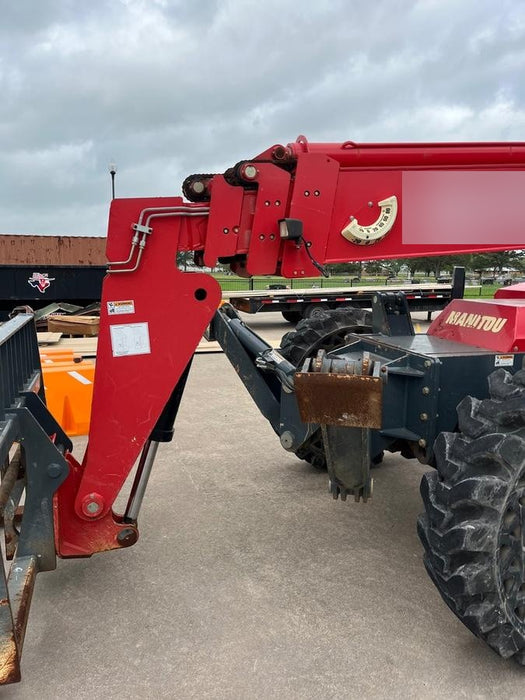 2018 Manitou MTA10055 Manitou MTA 10055 w/Cab/Heat/AC, Work Lights/Strobe, Aux Hyd, Solid Tires, Lift Hook, 66" Carriage, 60" Forks